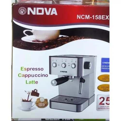 تصویر 22 محصول اسپرسو ساز 1.7 لیتری نوا مدل NCM-158EXPS کد E665 تک و عمده