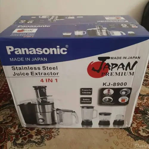 تصویر 8 محصول آب میوه گیر و مخلوط کن پاناسونیک مدل KJ 8900 کد E1001 تک و عمده