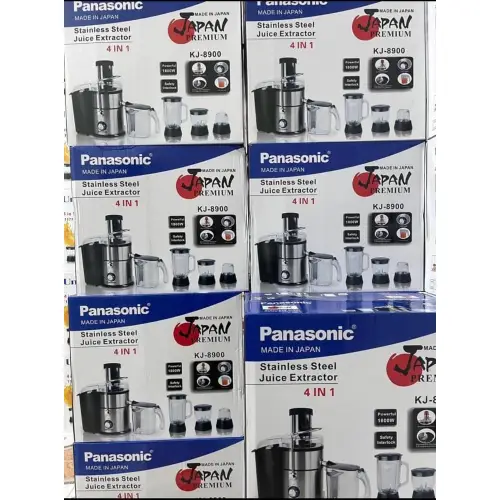 تصویر 2 محصول آب میوه گیر و مخلوط کن پاناسونیک مدل KJ 8900 کد E1001 تک و عمده