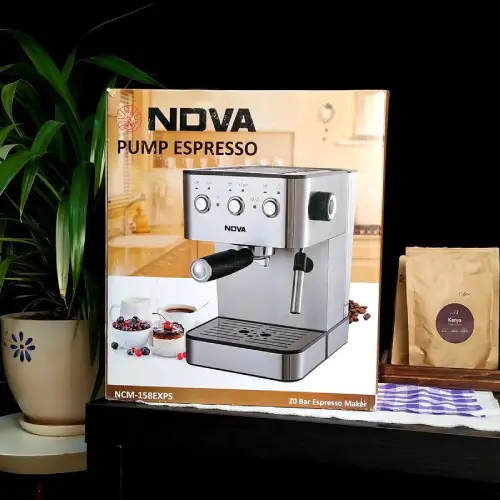 تصویر 21 محصول اسپرسو ساز 1.7 لیتری نوا مدل NCM-158EXPS کد E665 تک و عمده